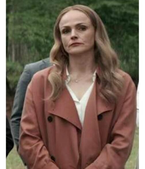 Rules of The Game Maxine Peake Brown Double Breasted Coat - Image 2