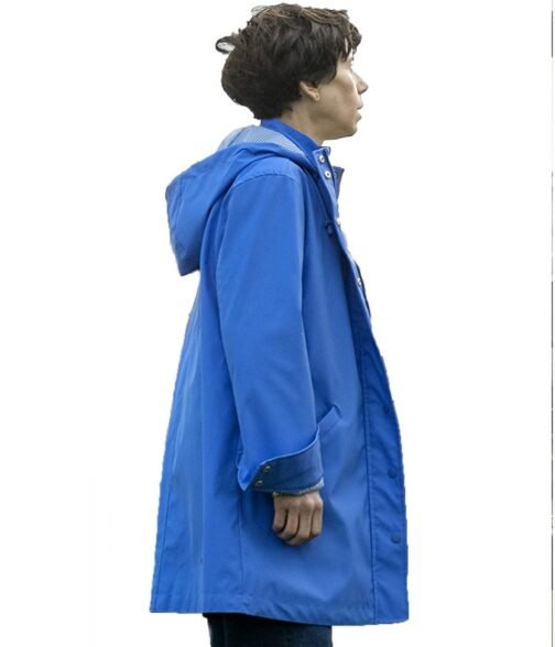 Sally Hawkins The Lost King Blue Coat - Image 2