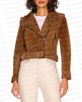 Better Things S05 Pamela Adlon Suede Jacket