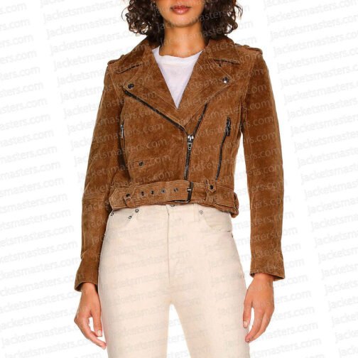 Better Things S05 Pamela Adlon Suede Jacket
