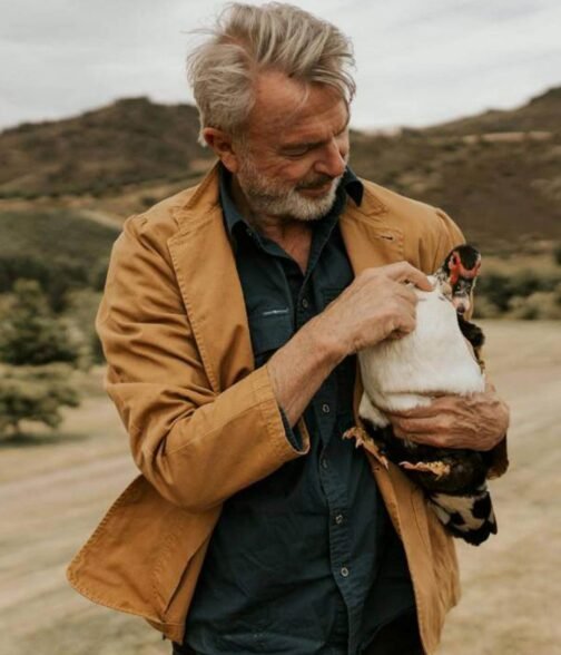 Sam Neill A New Zealand Treasure Brown Jacket - Image 3