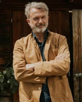 Sam Neill A New Zealand Treasure Brown Jacket