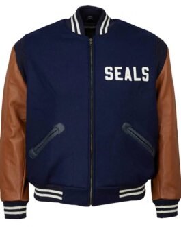 Varsity 1949 San Francisco Seals Blue and Brown Jacket
