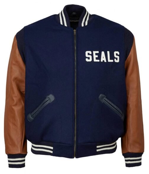 Varsity 1949 San Francisco Seals Blue and Brown Jacket