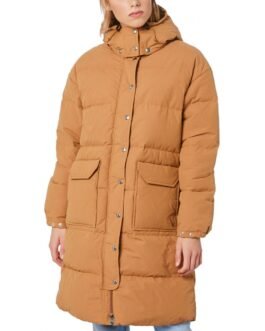 God’s Country Thandiwe Newton Puffer Brown Coat