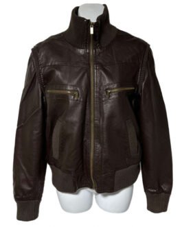 Pretty Little Liars S06 Dre Davis Brown Leather Jacket