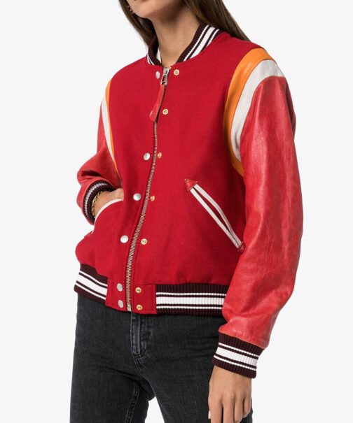 Golden Goose Scarlett Bomber Red Jacket - Image 4