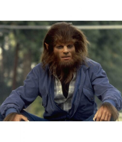Michael J. Fox Teen Wolf Blue Cotton Jacket - Image 2