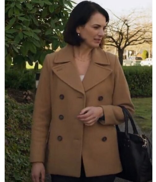Secret Life of A Student Rhonda Dent Brown Peacoat - Image 2