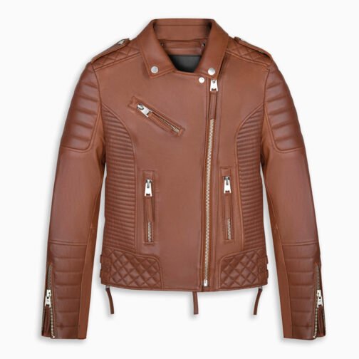 Mary Fitzgerald Bonnet Selling Sunset Leather Jacket - Image 4