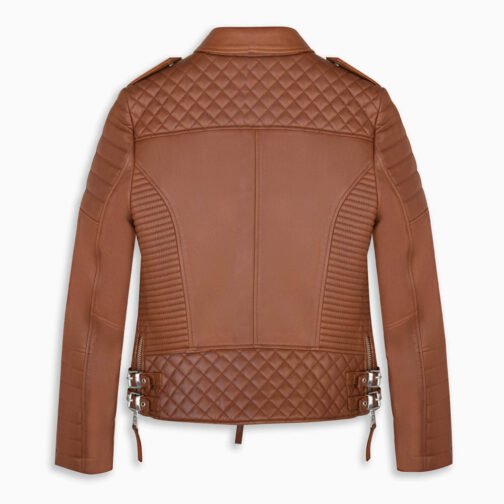 Mary Fitzgerald Bonnet Selling Sunset Leather Jacket - Image 3