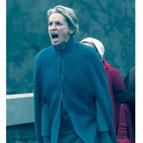 The Handmaid’s Tale Yvonne Strahovski Blue Cape - Image 7