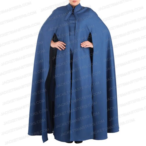 The Handmaid’s Tale Yvonne Strahovski Blue Cape