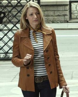 Blake Lively Gossip Girl Brown Peacoat