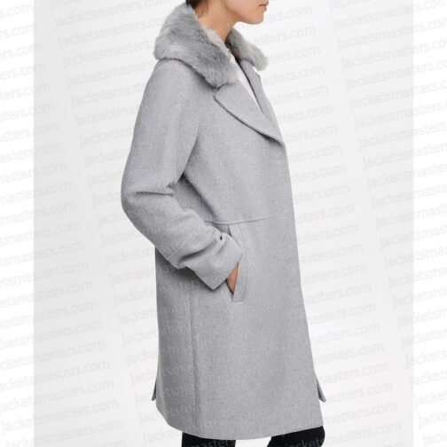 Abbott Elementary Sheryl Lee Ralph Gray Coat - Image 5