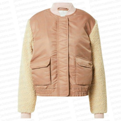 All American S04 GeffriMaya Teddy Bomber Jacket