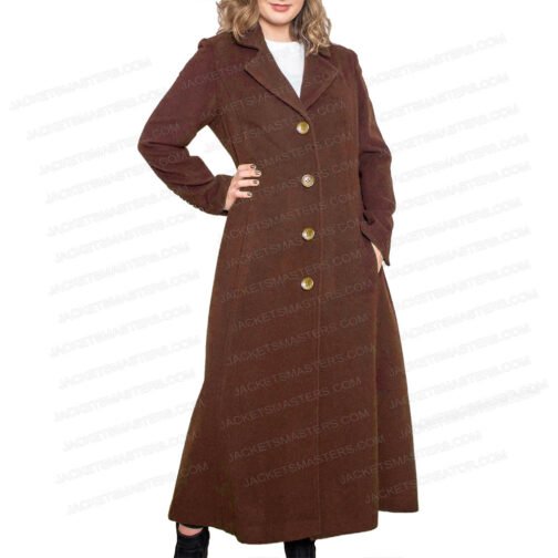 Something from Tiffany’s Zoey Deutch Wool Coat