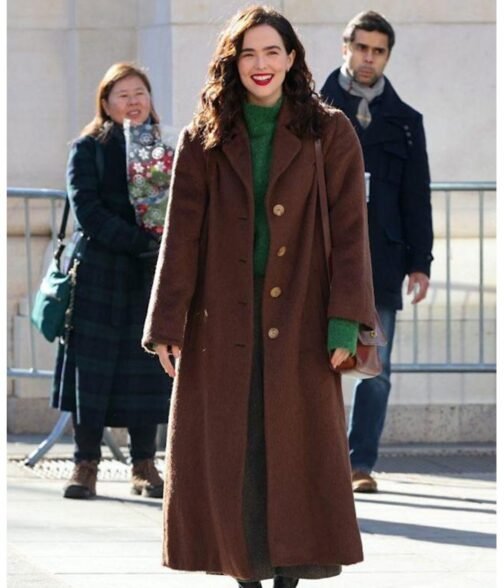 Something from Tiffany’s Zoey Deutch Wool Coat - Image 2