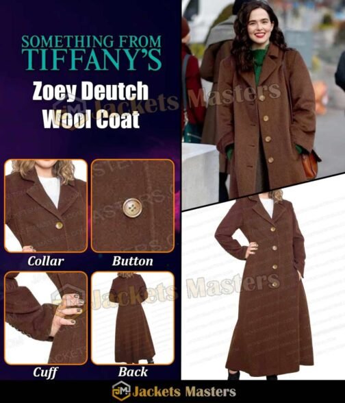 Something from Tiffany’s Zoey Deutch Wool Coat - Image 13