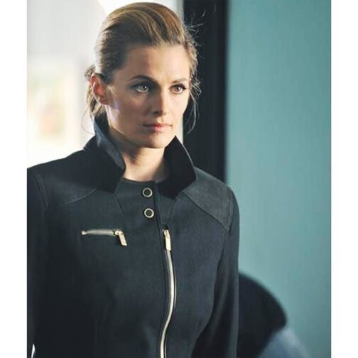 Castle Season 6 Stana Katic Coat - Image 7