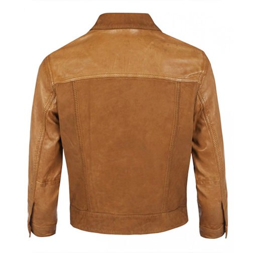 Star-Crossed Aimee Teegarden Brown Leather Jacket - Image 3