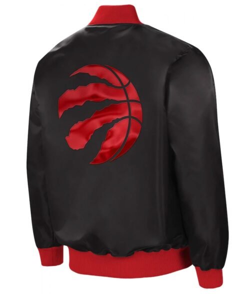 Starter Toronto Raptors Black Bomber Jacket - Image 2