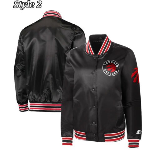 Toronto Raptors Starter Black Jacket - Image 6