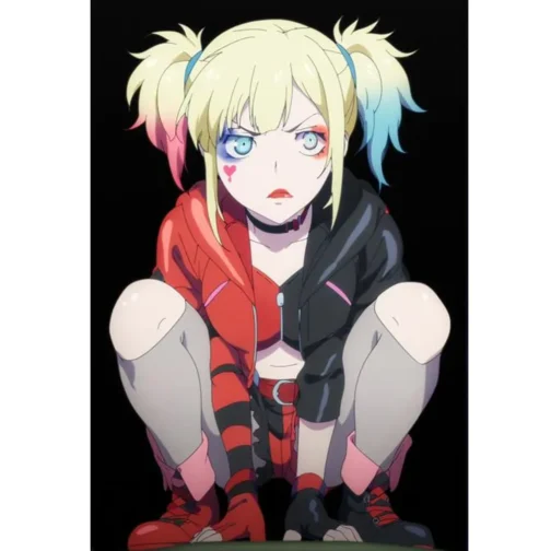 Harley Quinn Suicide Squad Isekai Leather Jacket - Image 7