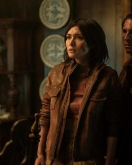 Daniella Pineda Tales of The Walking Dead Suede Leather Jacket
