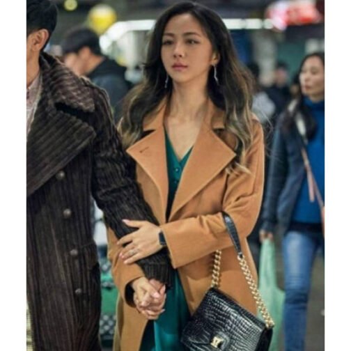Tang Wei Decision to Leave Brown Wool Coat - Image 2