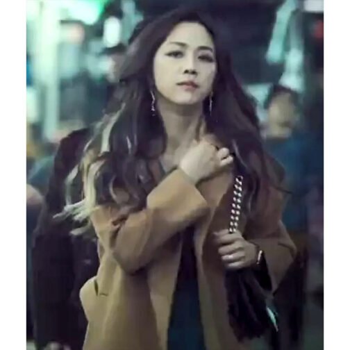 Tang Wei Decision to Leave Brown Wool Coat - Image 3