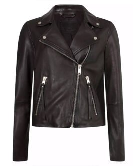 The Love Club Camille Stopps Leather Jacket