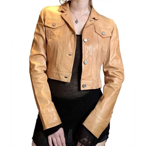 The Love Club Camille Stopps Leather Jacket