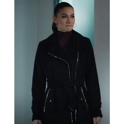 Tasya Teles Shoresy Black Coat - Image 10