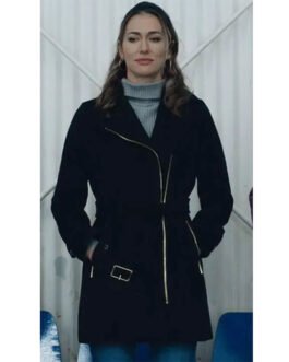 Tasya Teles Shoresy Black Coat
