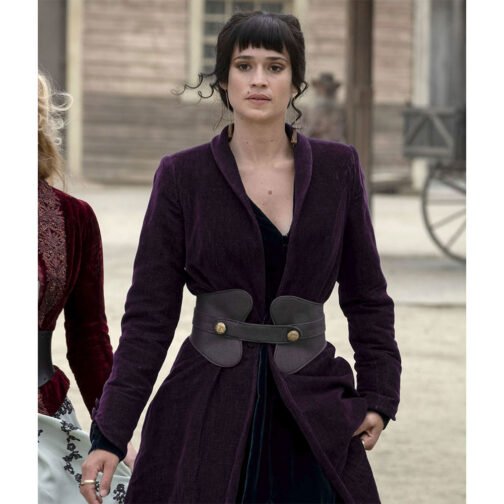 That Dirty Black Bag Niv Sultan Purple Coat