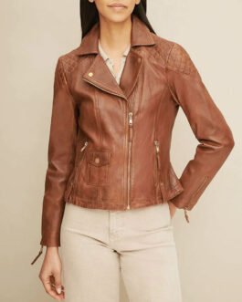 Jojo Fletcher The Bachelorette Season 12 Brown Leather Jacket