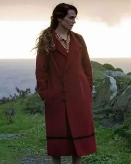 Kerry Condon The Banshees of Inisherin Red Wool Coat
