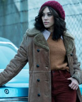 The Continental Mishel Prada Leather Coat