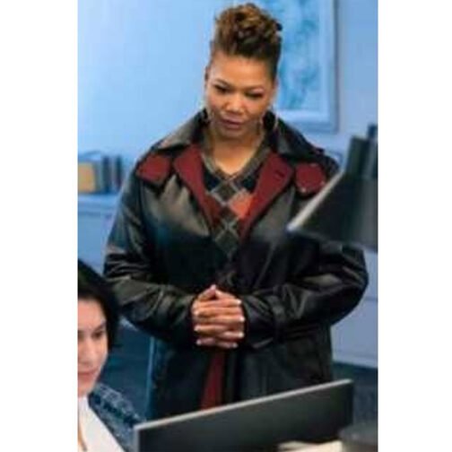 The Equalizer S01 Queen Latifah Leather Coat - Image 2