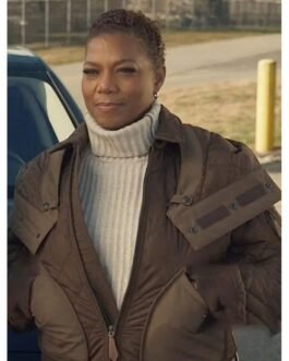 Queen Latifah The Equalizer Season 02 Brown Hooded Jacket