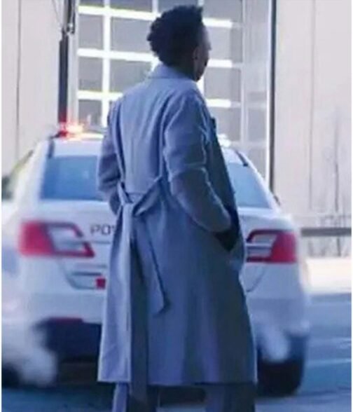 The Good Fight S06 Charmaine Bingwa White Trench Coat - Image 5