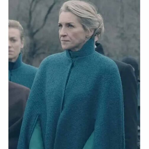 The Handmaid’s Tale Yvonne Strahovski Blue Cape - Image 6