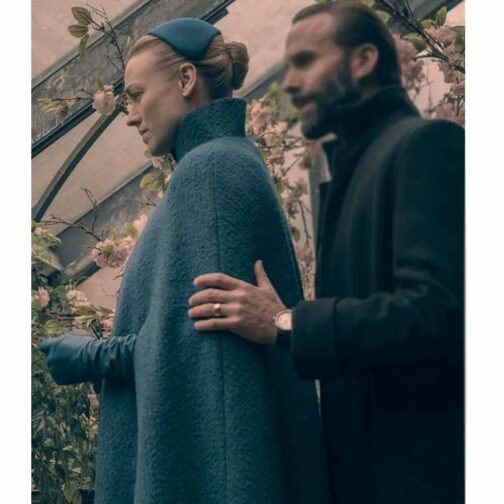 The Handmaid’s Tale Yvonne Strahovski Blue Cape - Image 12