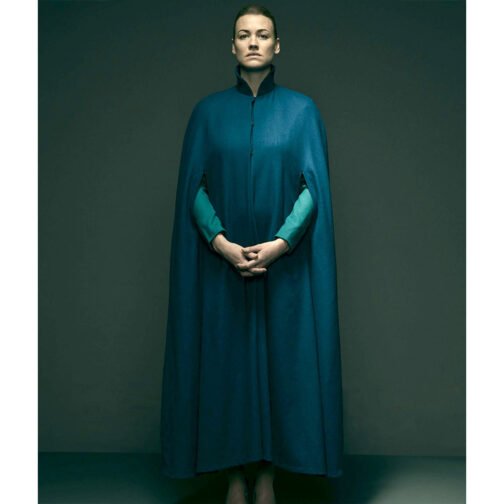 The Handmaid’s Tale Yvonne Strahovski Blue Cape - Image 10