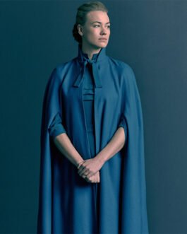 The Handmaid’s Tale Yvonne Strahovski Blue Cape
