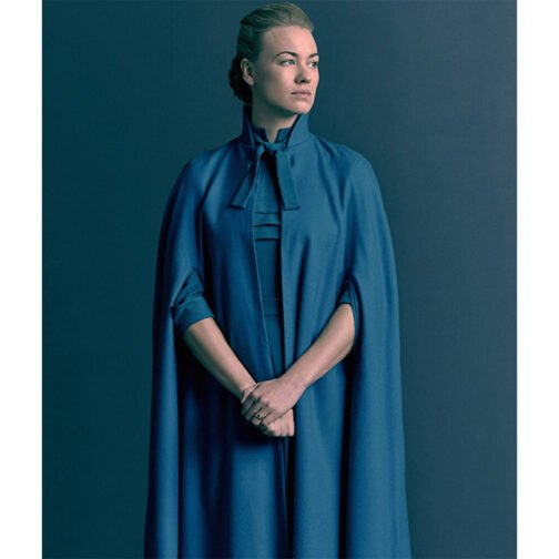 The Handmaid’s Tale Yvonne Strahovski Blue Cape - Image 2
