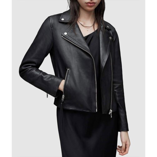 The Love Club Camille Stopps Leather Jacket - Image 3
