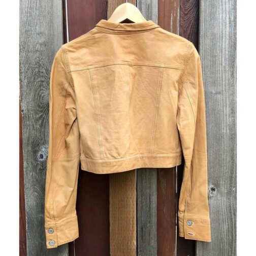 The Love Club Camille Stopps Leather Jacket - Image 4
