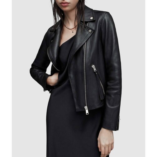 The Love Club Camille Stopps Leather Jacket - Image 5